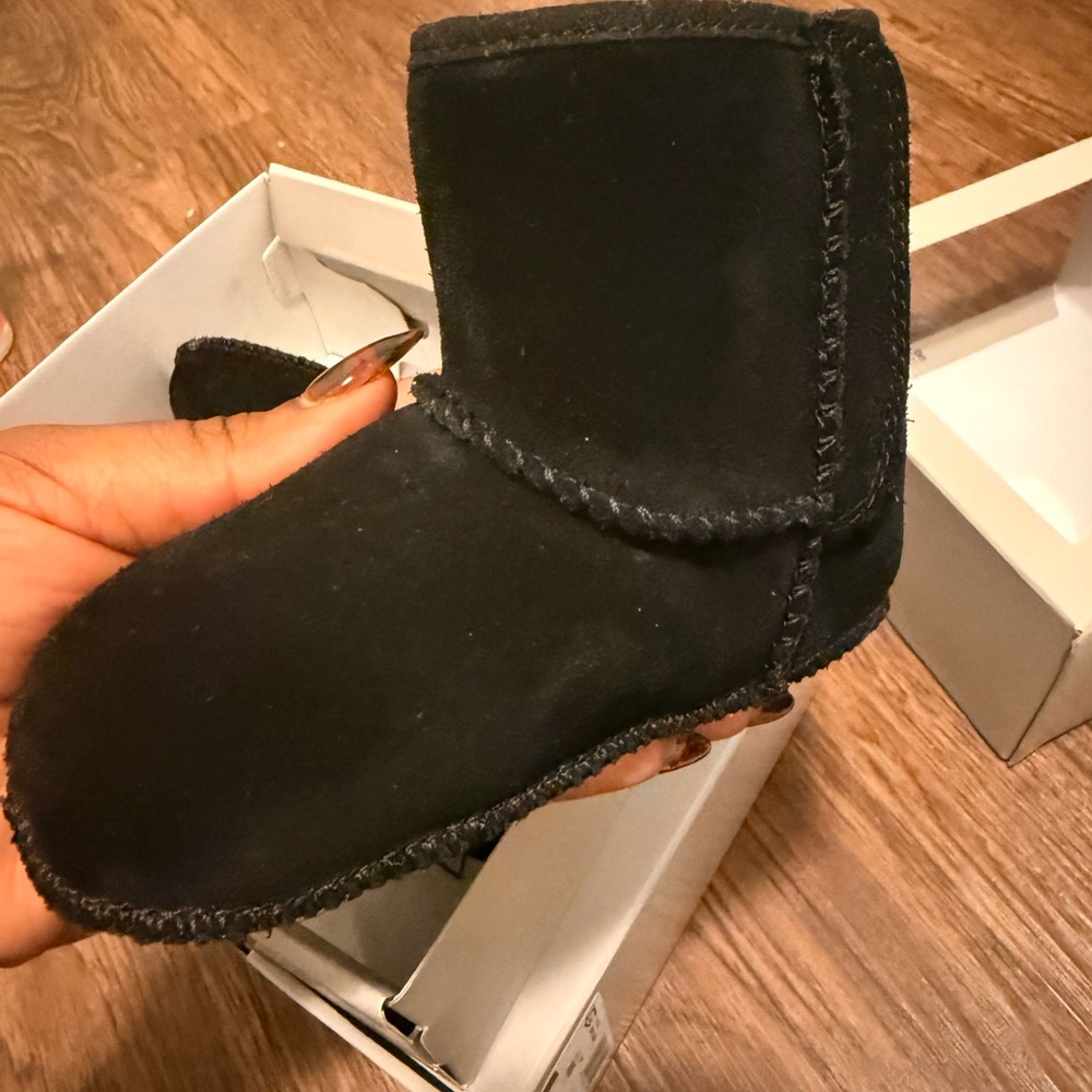 Ugg baby black boots